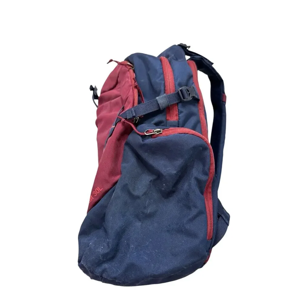 PATAGONIA Paxat 30L Backpack Womens Red Blue Daypack Pockets Zipper Laptop